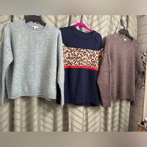Bundle lot of three sweaters size M